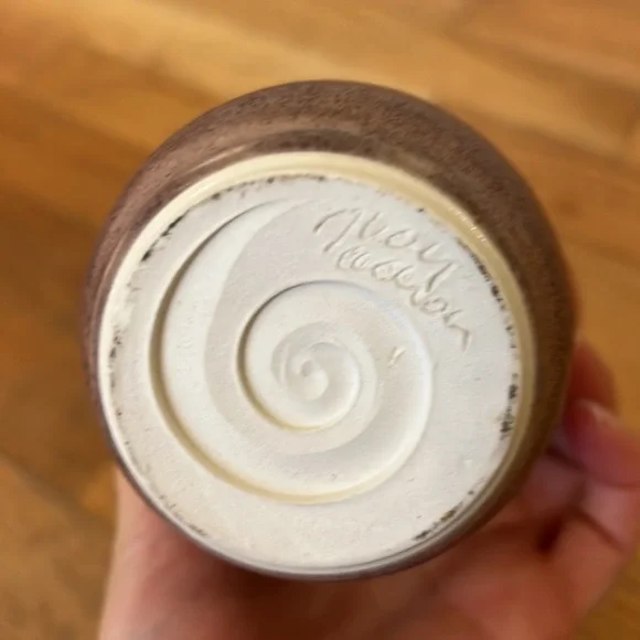 Judy Jackson X Anthropologie mauve colored tall bud vase. - Picture 3 of 3